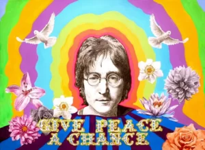 john Lennon hippie image