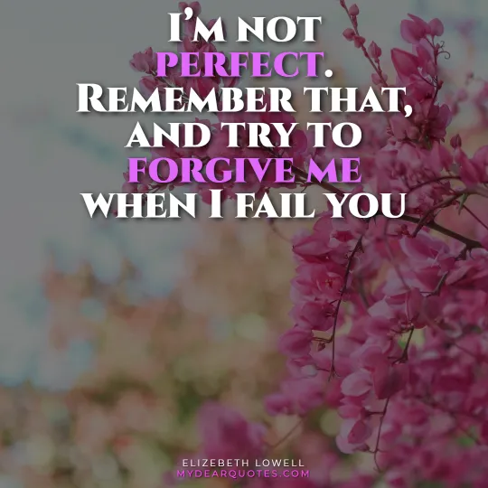 quote about asking for forgiveness
