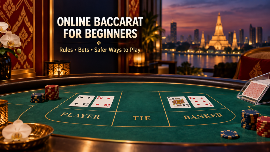 Baccarat rules and how to play baccarat in Thailand